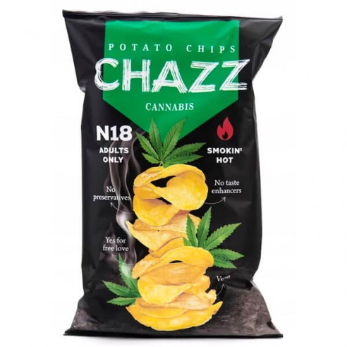 Chazz Potato Chips Cannabis 18+ Adults Only