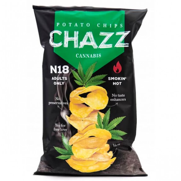 Chazz Potato Chips Cannabis 18+ Adults Only