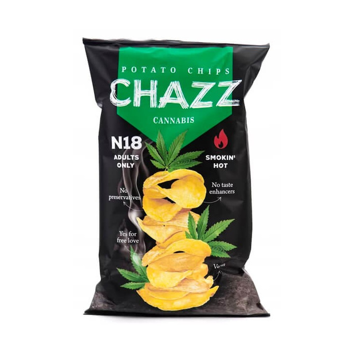 Chazz Potato Chips Cannabis 18+ Adults Only