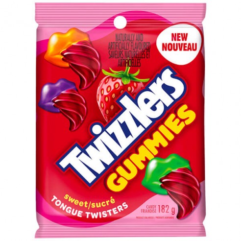 Twizzlers Tongue Twisters Sweet Gummies