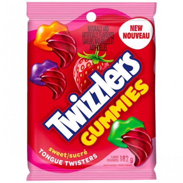 Twizzlers Tongue Twisters Sweet Gummies