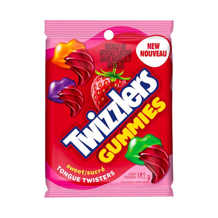 Twizzlers Tongue Twisters Sweet Gummies