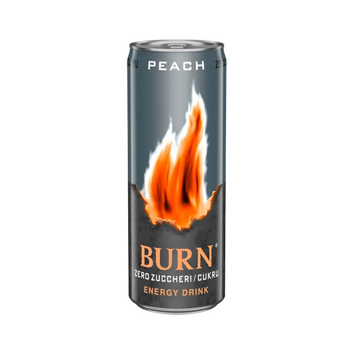 Burn Zero Peach Energy Drink