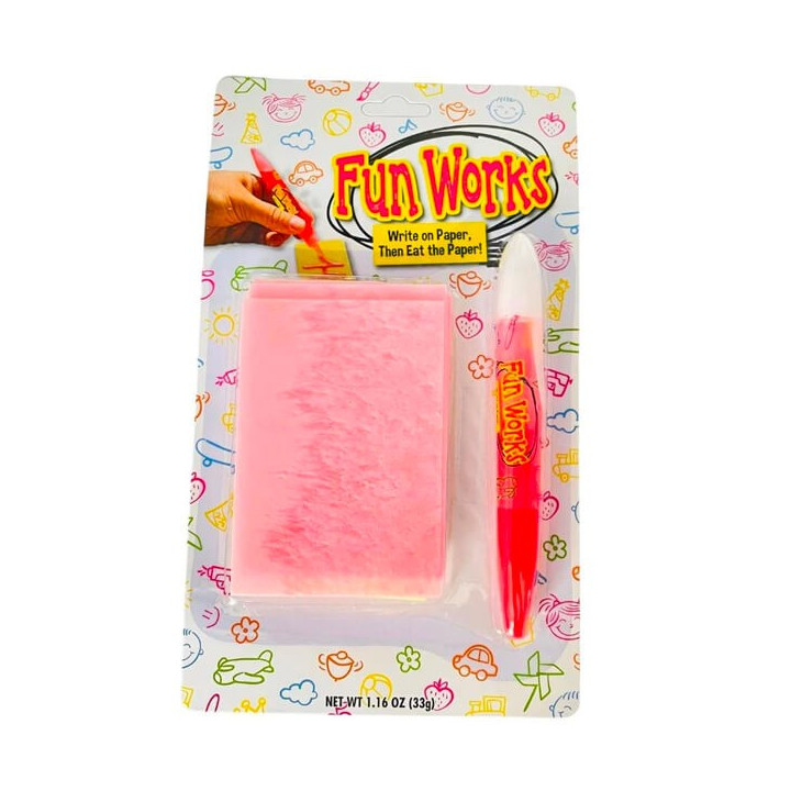 Fun Works Write On Paper Then Eat The Paper