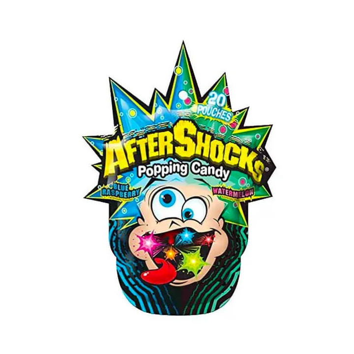 Aftershocks Popping Candy Blue Raspberry Watermelon