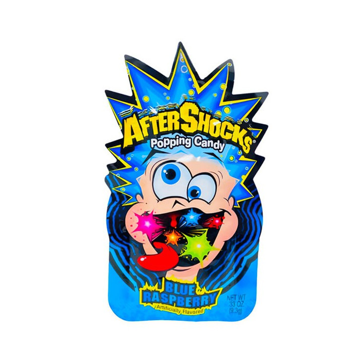 Aftershocks Popping Candy Blue Raspberry
