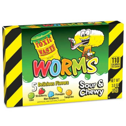 Toxic Waste Worms Sour & Chewy 142 g