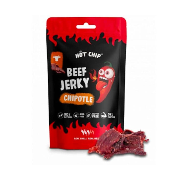 Hot Chip Beef Jerky Chipotle
