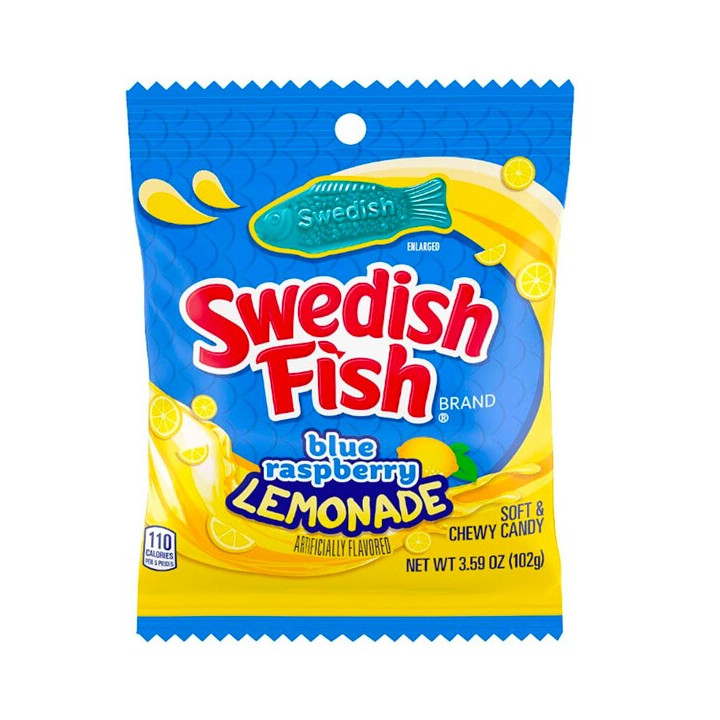 Swedish Fish Blue Raspberry Lemonade