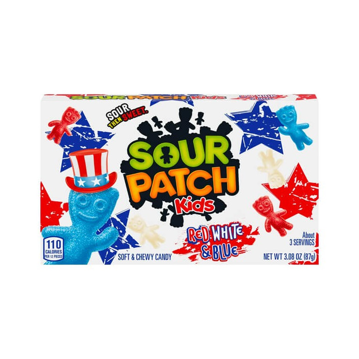 Sour Patch Kids Red White Blue