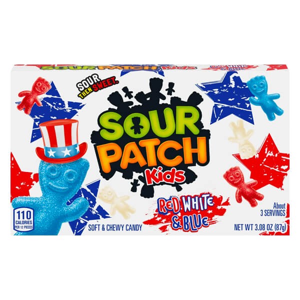 Sour Patch Kids Red White Blue