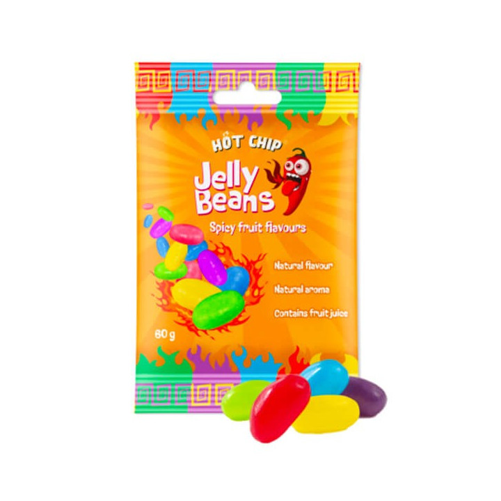Hot Chip Jelly Beans Spicy Fruit Flavours