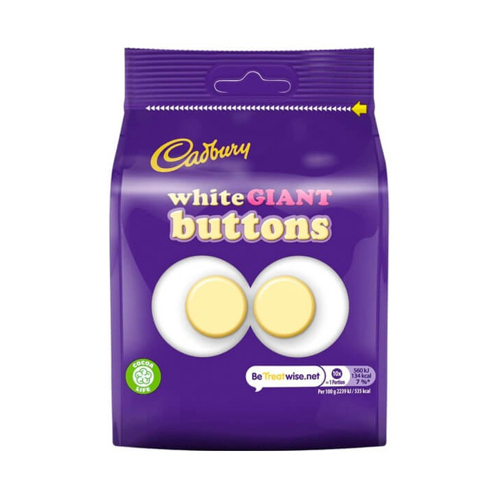 Cadbury Buttons White