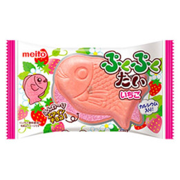 Meito Puku Puku Tai Choco Monaka Strawberry