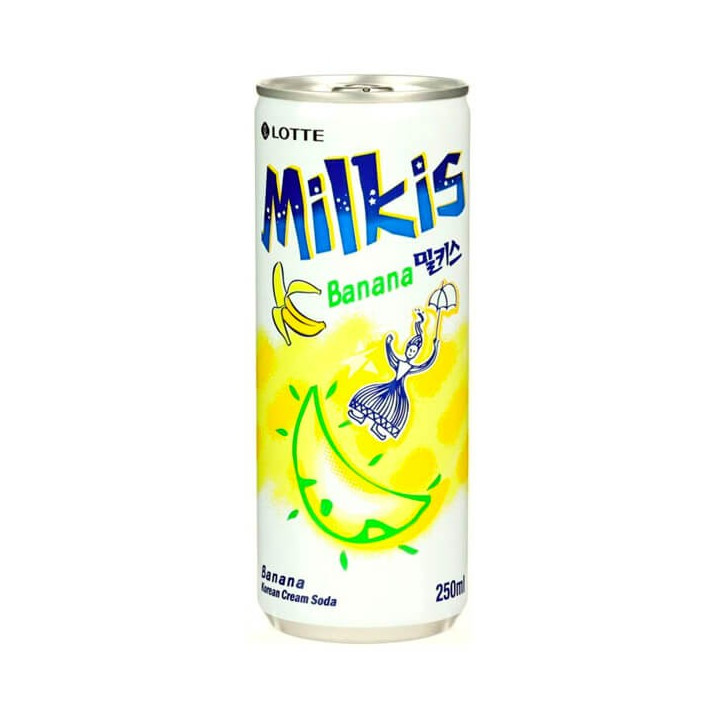 Lotte Milkis Banana Korean Cream Soda