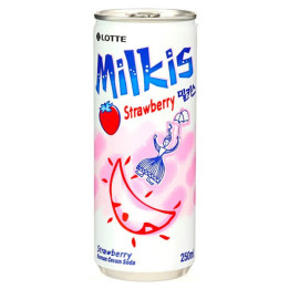 Lotte Milkis Strawberry Korean Cream Soda