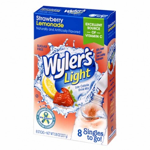 Wyler's Light Strawberry Lemonade Singles To Go