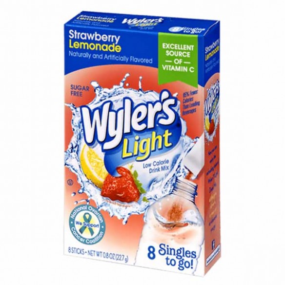 Wyler's Light Strawberry Lemonade Singles To Go