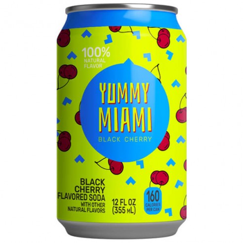 Yummy Miami Black Cherry Soda
