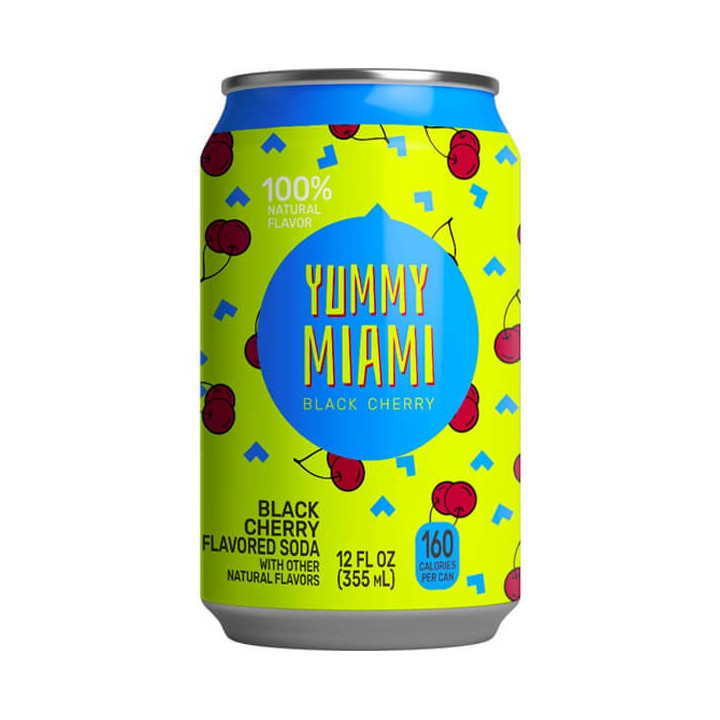 Yummy Miami Black Cherry Soda