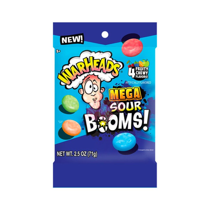 Warheads Mega Sour Booms!