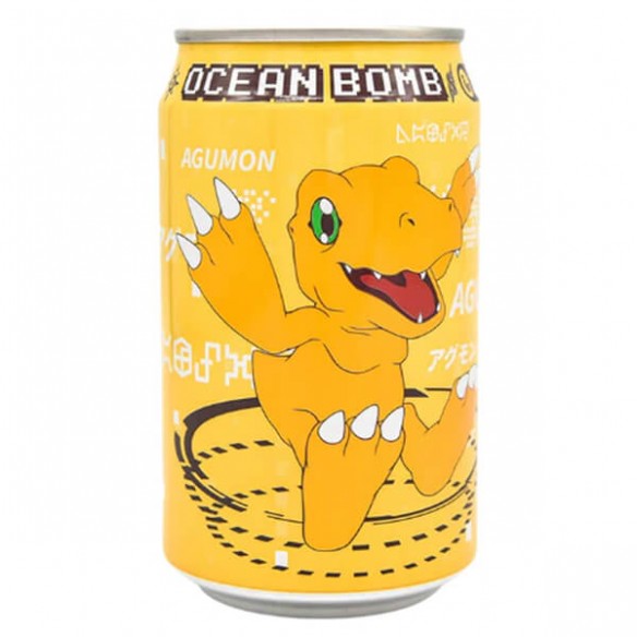 Ocean Bomb Banana Flavour Sparkling Water Agumon