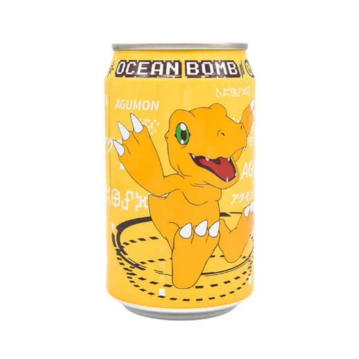 Ocean Bomb Banana Flavour Sparkling Water Agumon