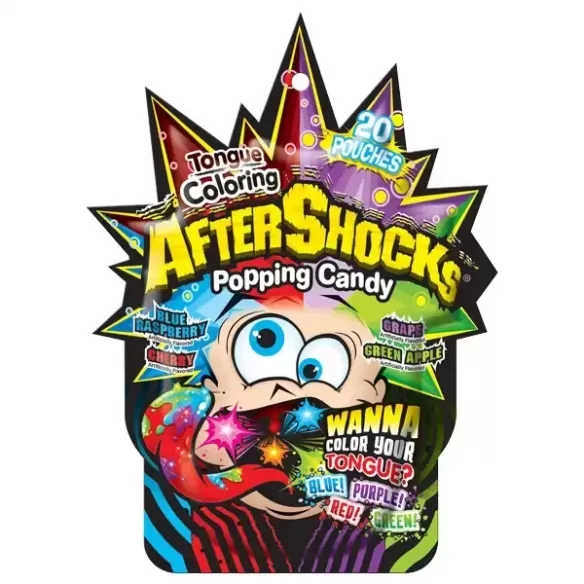 Aftershocks Tongue Coloring Popping Candy Mixed