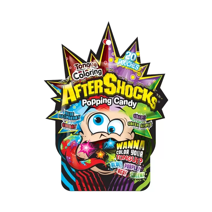 Aftershocks Tongue Coloring Popping Candy Mixed