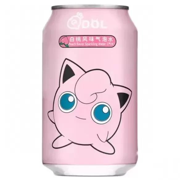 QDol Pokemon Peach Flavor Sparkling Water