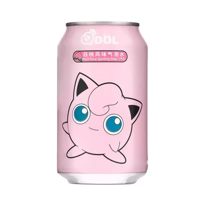 QDol Pokemon Peach Flavor Sparkling Water