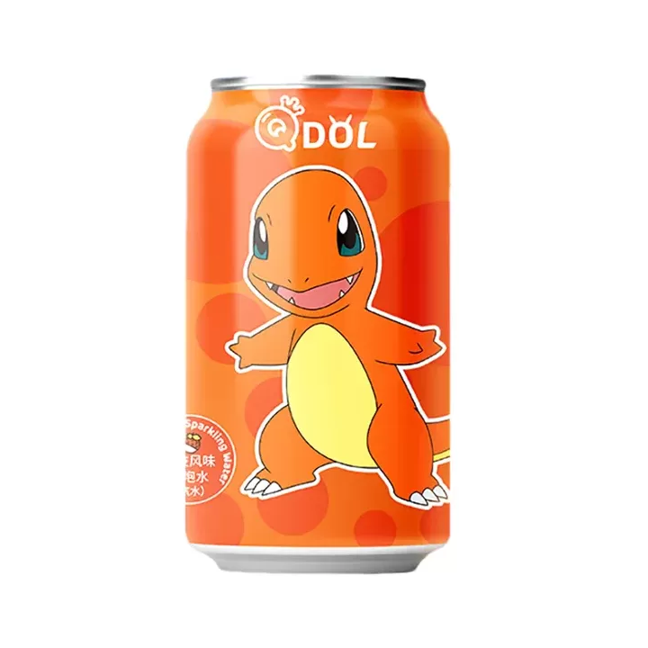 QDol Pokemon Lychee Flavor Sparkling Water