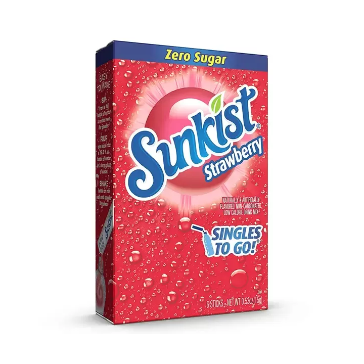 Sunkist Singles To Go Strawberry