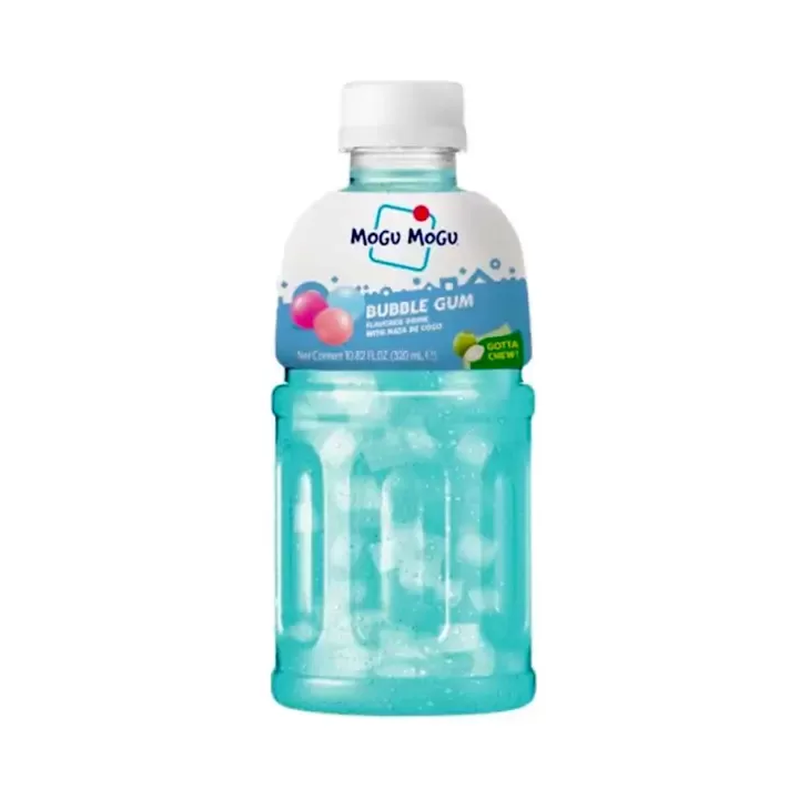 Mogu Mogu Bubble Gum Flavored Drink with Nata de Coco