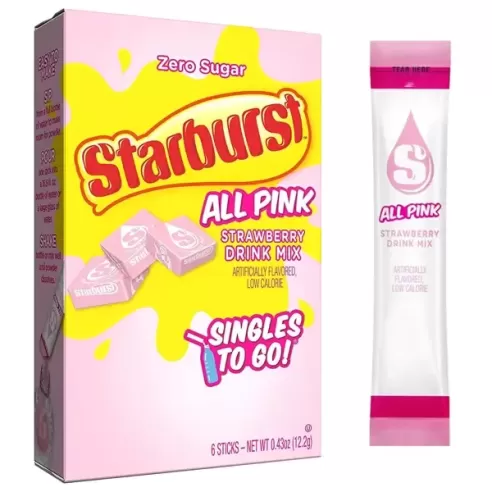 Starburst All Pink Strawberry Singles To Go!