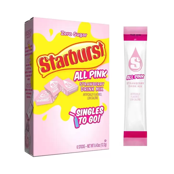 Starburst All Pink Strawberry Singles To Go!