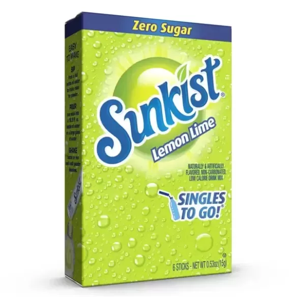 Sunkist Soda Lemon Lime Singles To Go Drink Mix
