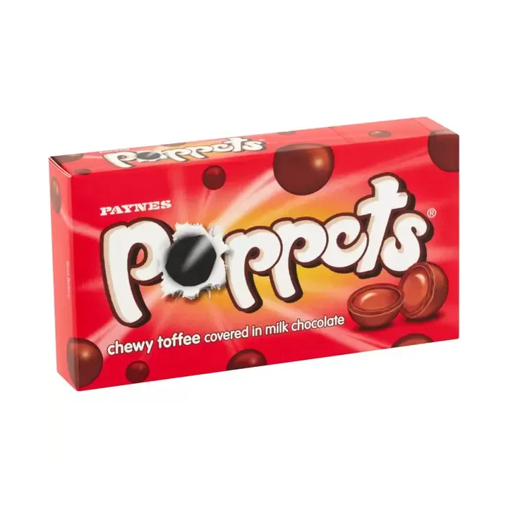 Poppets Chewy Toffee Covered in Milk Chocolate