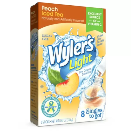 Wyler's Light Peach Iced Tea Singles To Go