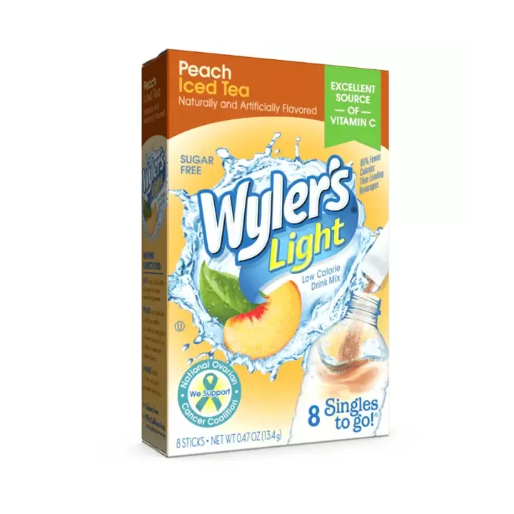 Wyler's Light Peach Iced Tea Singles To Go