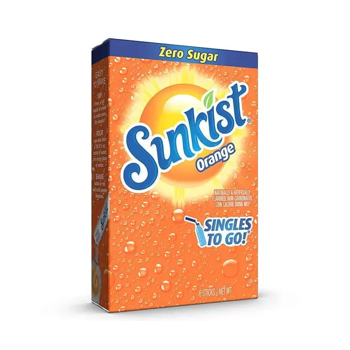 Sunkist Soda Orange Singles To Go Drink Mix