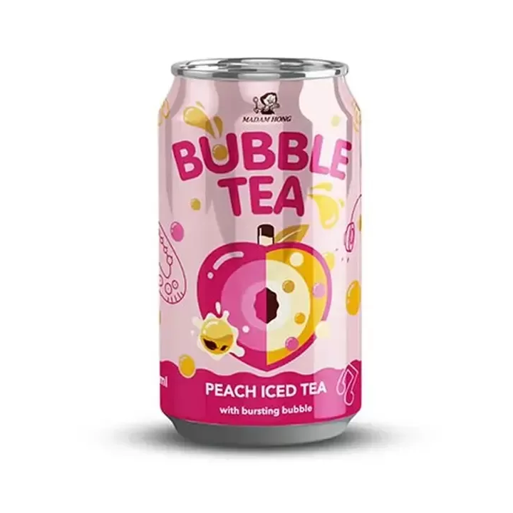 Madam Hong Bubble Tea Peach Iced Tea
