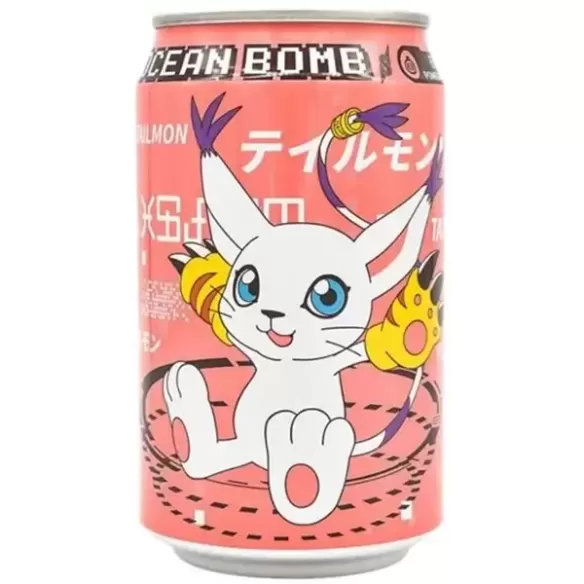 Ocean Bomb Pomegranate Flavour Sparkling Water Tailmon