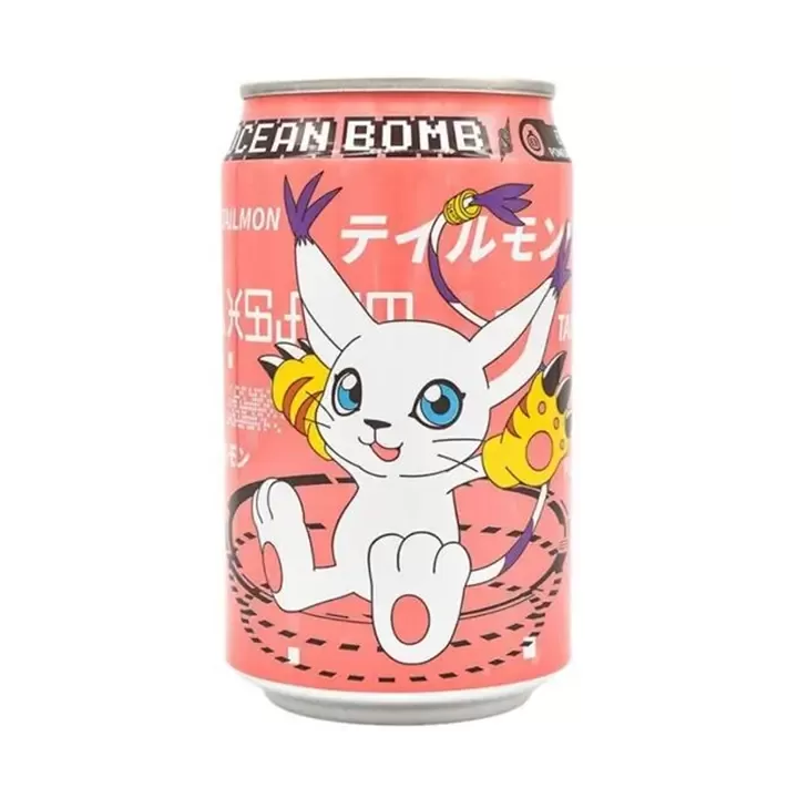 Ocean Bomb Pomegranate Flavour Sparkling Water Tailmon