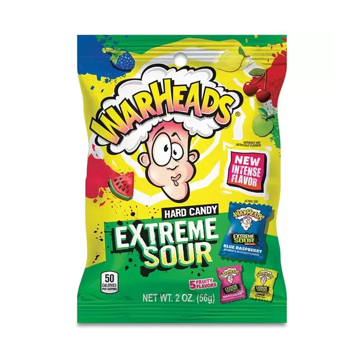 Warheads Extreme Sour Hard Candy Assorted Flavors