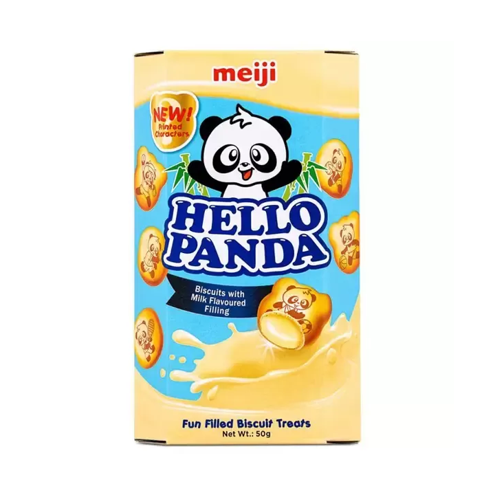 Meiji Hello Panda Milk Biscuit Cream Flavour