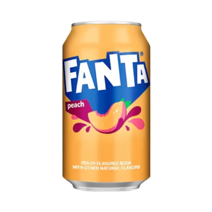 Fanta Peach Flavored Soda