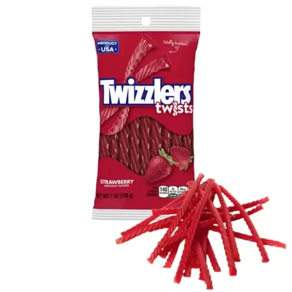 Twizzlers Strawberry Twists Flavored Candy