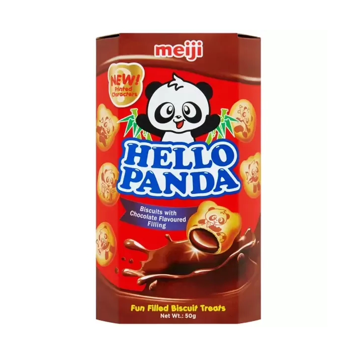 Meiji Hello Panda Chocolate Cream Biscuits