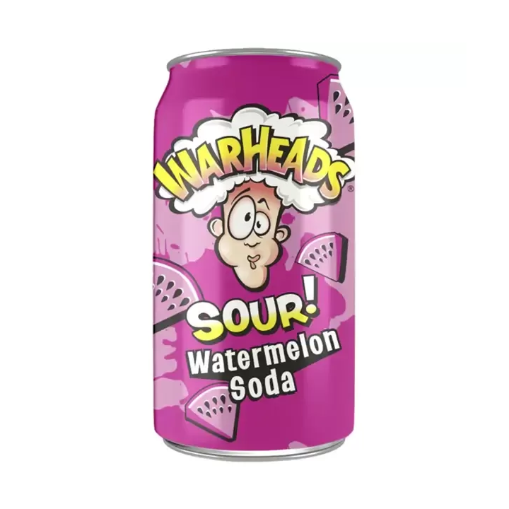 Warheads Sour Fruity Watermelon Soda